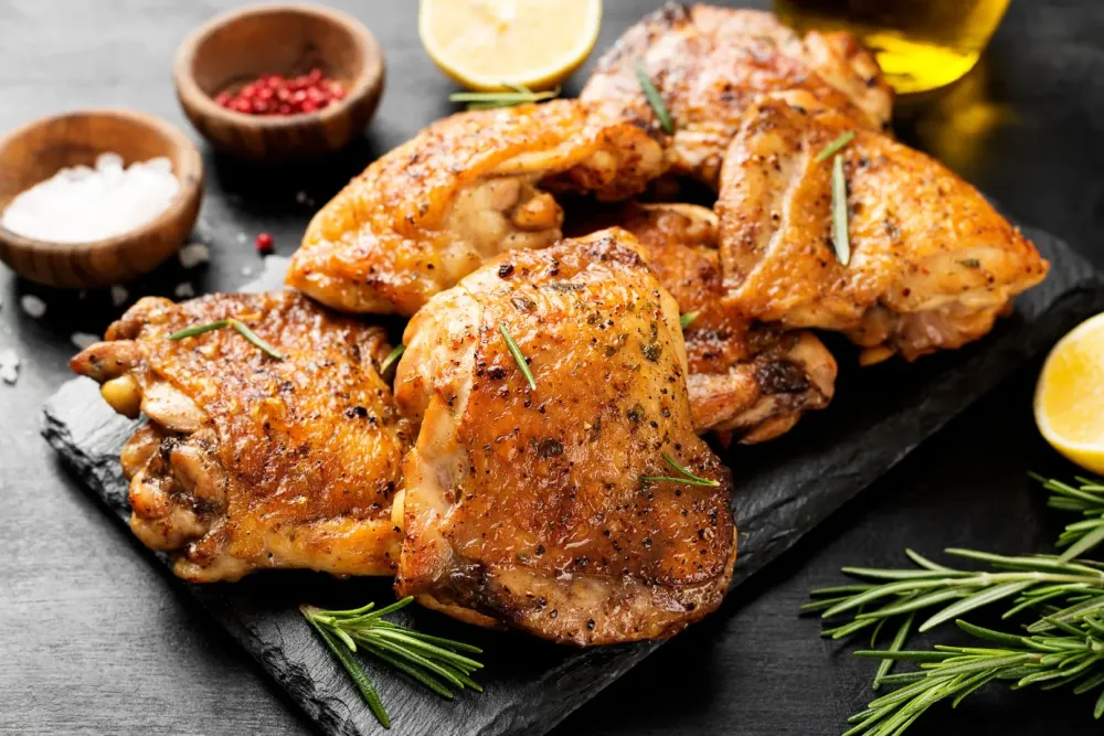 Poulet fumé ou cru (doux), bicylette